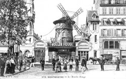 Le Moulin Rouge en 1910