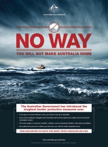 Campagne de communication à destination des demandeurs d'asile et migrants illégaux lancée par l'Australie en 2013