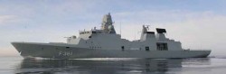 A Danish frigate that could be hosting NATO's radar system, the source of Russia's wrath.