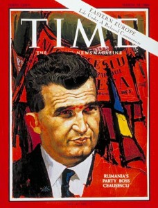 Couverture du Time à l'effigie de N. Ceausescu en mars 1966