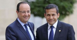 Les présidents français et péruvien, lors de la tournée de François Hollande en Amérique latine. 
