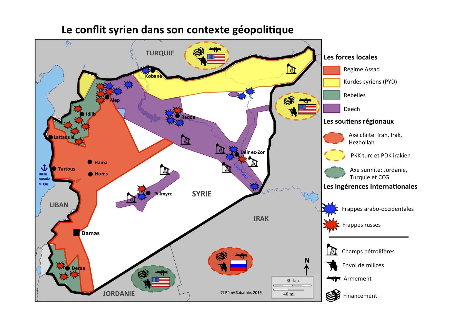 Carte Syrie YDM Rémy Sabathié