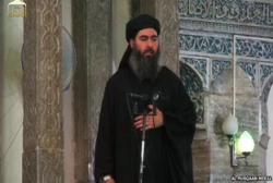 Capture de la vidéo de sermon d'Abu Bakr al-Baghdadi, juillet 2014