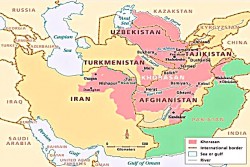 Les contours géographiques de la région du "Grand Khorasan"