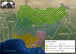 Les religions au Nigéria Source: www.vuessurlemonde.com