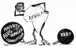 L'Afrique et ses fléaux, dont le poids de la dette et la corruption économique