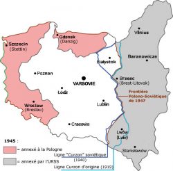 Le territoire de la Pologne, au coeur de l'Europe Centrale, avait un territoire beaucoup plus grand avant la Seconde Guerre Mondiale.