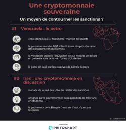Infographie : le Venezuela, l'Iran et les cryptomonnaies pour contrer les sanctions financières