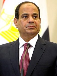 Photo de Sissi président égyptien et président de l'Union Africaine