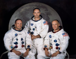 Trois membres de la mission Apollo 11
