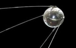Une vue du satellite soviétique Spoutnik