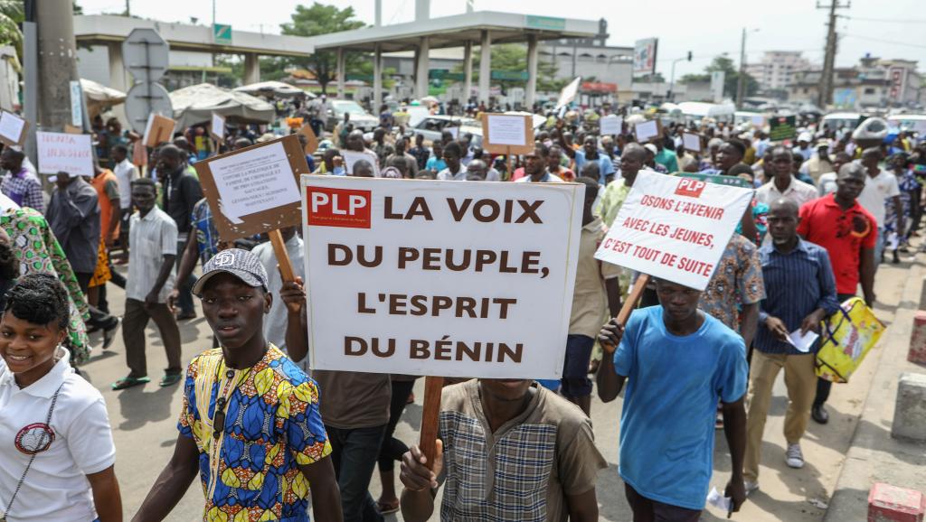 Photo. Manifestants au Bénin