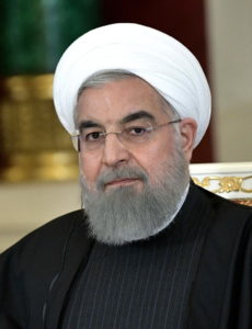 Hassan Rohani, Président de l'Iran, depuis Téhéran