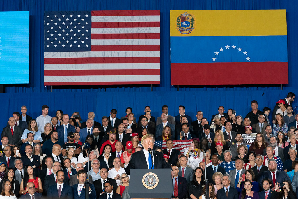 Devant les étudiants de l'Université de Floride, Donald Trump a donné un discours sur l'Amérique latine et notamment le Venezuela.