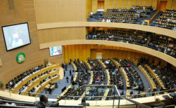 Une vue du parlement de l'Union africaine