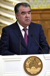 Emomali Rahmon, Président tadjik