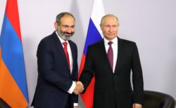 Nikol Pashinyan et Vladimir Poutine
