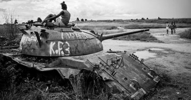 Tank abandonné en Angola