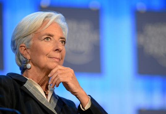 Christine Lagarde, la présidente de la BCE