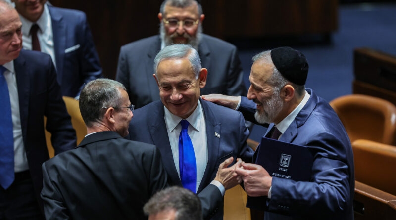 Le nouveau gouvernement de Netanyahou porteur du projet révisionniste et affaiblissant l’État de Droit en Israël
