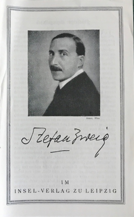 Stefan Zweig, auteur du roman autobiographique "Le Monde d'hier, souvenirs d'un Européen", plaidoyer pour l'Union Européenne