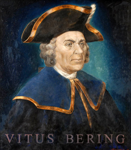 Vitus Béring, explorateur ayant donné son nom détroit de Béring.