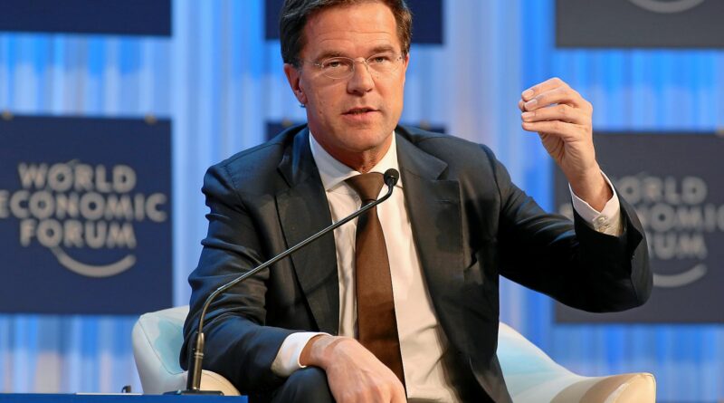 Mark Rutte au Forum économique mondial de 2013