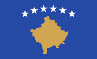 Drapeau du Kosovo.