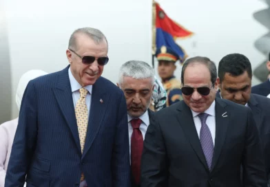 Erdogan et Al-Sissi au Caire le 14 février 2014.
