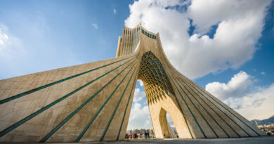 La tour Azadi à Téhéran en Iran