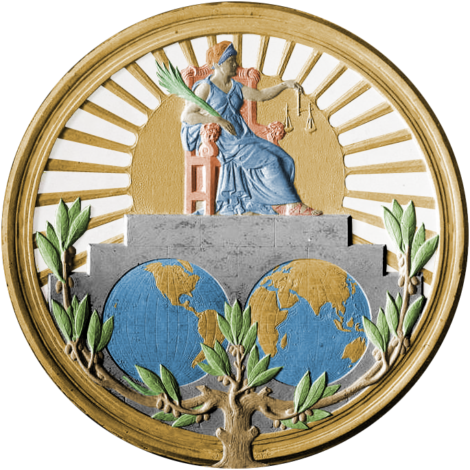Sceau de la Cour internationale de justice. ©Nations Unies