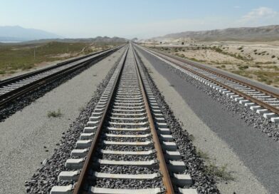 Vue des travaux de construction des routes et des voies ferrées qui traverseront le corridor de Zangezur, qui reliera les provinces occidentales au Nakhitchevan. 9 octobre 2023 à Zangilan, en Azerbaïdjan.