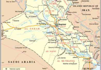 Carte de l'Irak