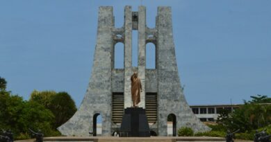 Monument Nkrumah à Accra, Ghana.