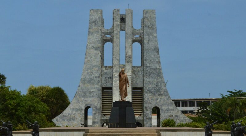 Monument Nkrumah à Accra, Ghana.