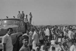 Un camp de réfugiés vers Calcutta, Inde, en 1971. À proximité du Bangladesh.