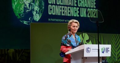 La stratégie climatique internationale de l’Union européenne Participation of Ursula von der Leyen, President of the European Commission, in the the UN Climate Conference (COP26) in Glasgow.