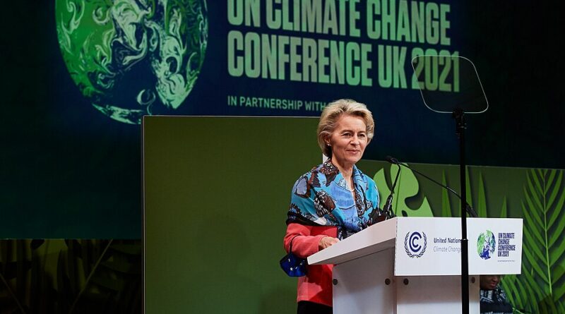 Participation of Ursula von der Leyen, President of the European Commission, in the the UN Climate Conference (COP26) in Glasgow.