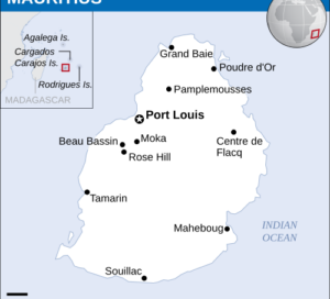 Maurice dans le sud-ouest de l’océan Indien : une position insulaire à lire aussi comme un fait maritime et stratégique.