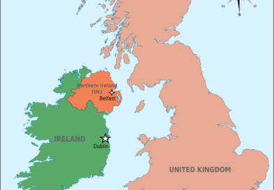 Carte du Royaume-Uni, de l'Irlande et de l'Irlande du Nord