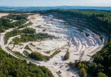 Carrière de Kaolin d'Imerys (Echassières, Allier), qui sera désormais exploitée pour son lithium