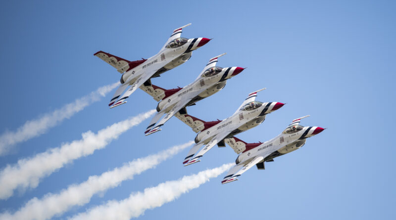 Démonstration de l'US Air Force.