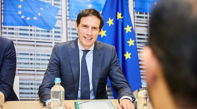 Wopke Hoekstra, Commissaire européen au Climat, à la Neutralité carbone et à la Croissance propre.