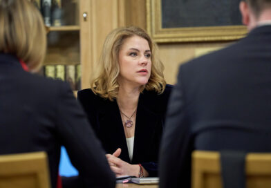 Evika Siliņa, première ministre démissionnaire de Lettonie