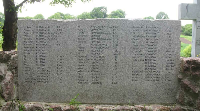 Mala Berezovytsia, massacre des Polonais par les Ukrainiens lors de la Seconde guerre mondiale.